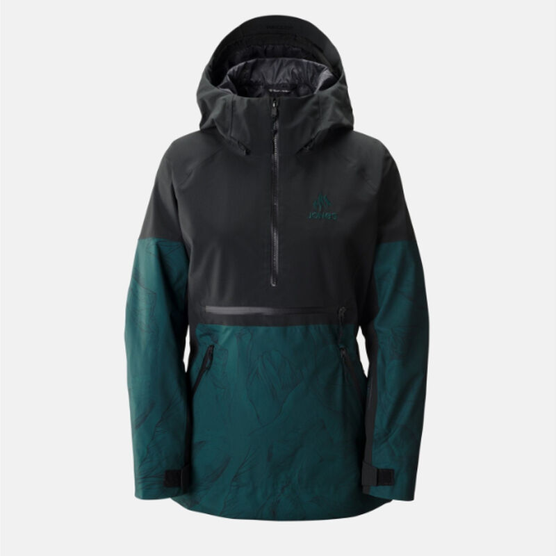 Jones Mountain Surf Recycled Anorak Pullover Womens image number 0